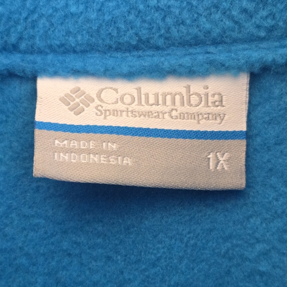 Columbia Turquoise Fleece Vest - NWOT - Picture 2 of 3